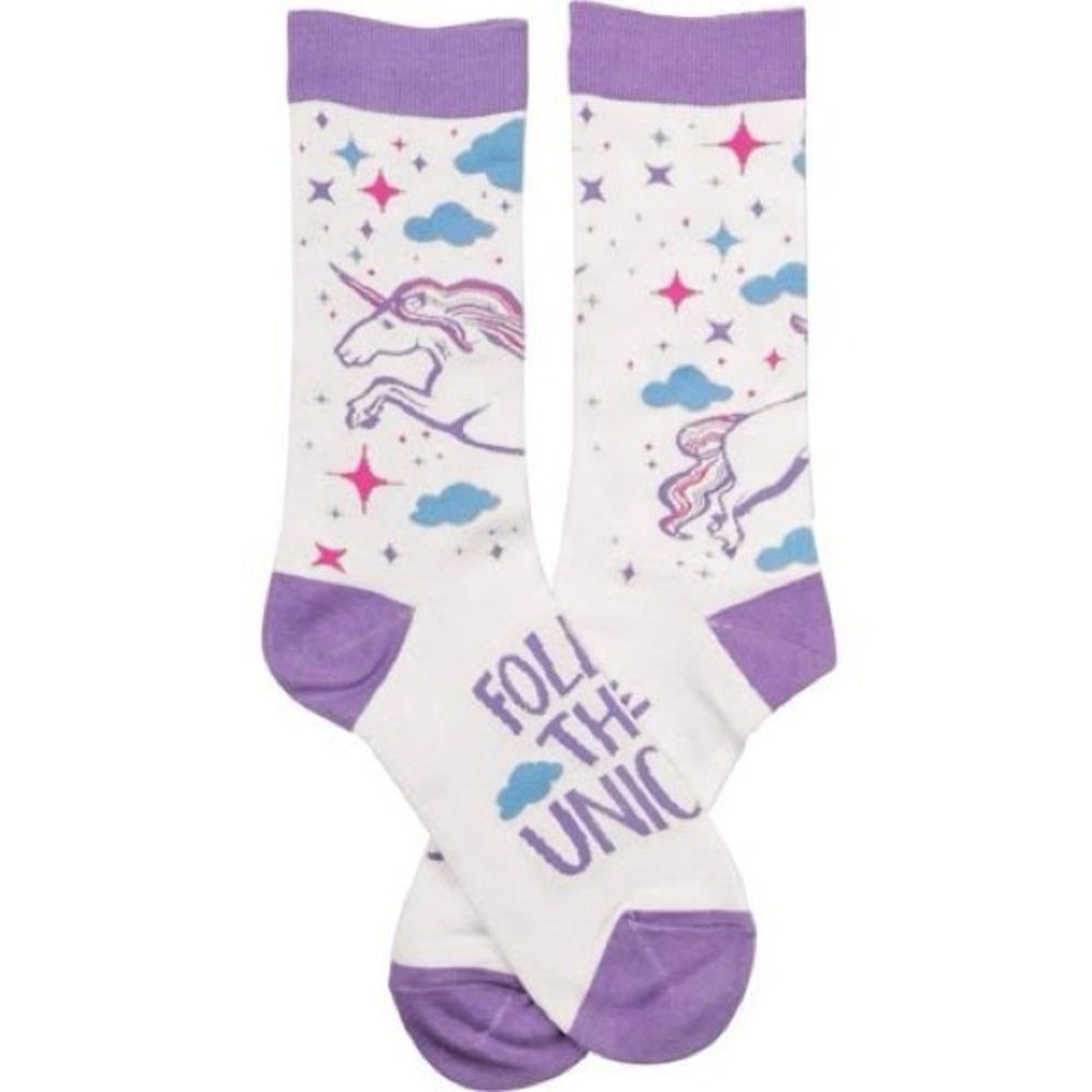 Primitives by Kathy unicorn socks NWT